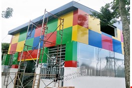 Thi công làm biển hiệu, mặt dựng Alu giá rẻ tại Đà Lạt