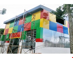 Thi công làm biển hiệu, mặt dựng Alu giá rẻ tại Đà Lạt